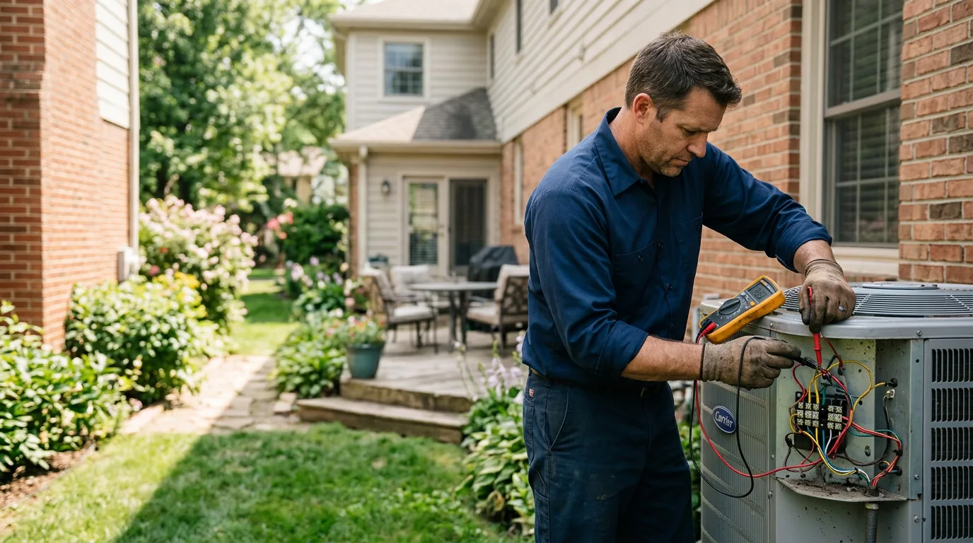 HVAC technician working near Conesus, NY
